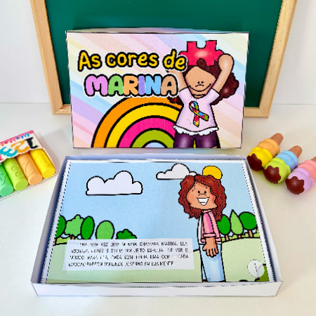 Livro As Cores de Marina