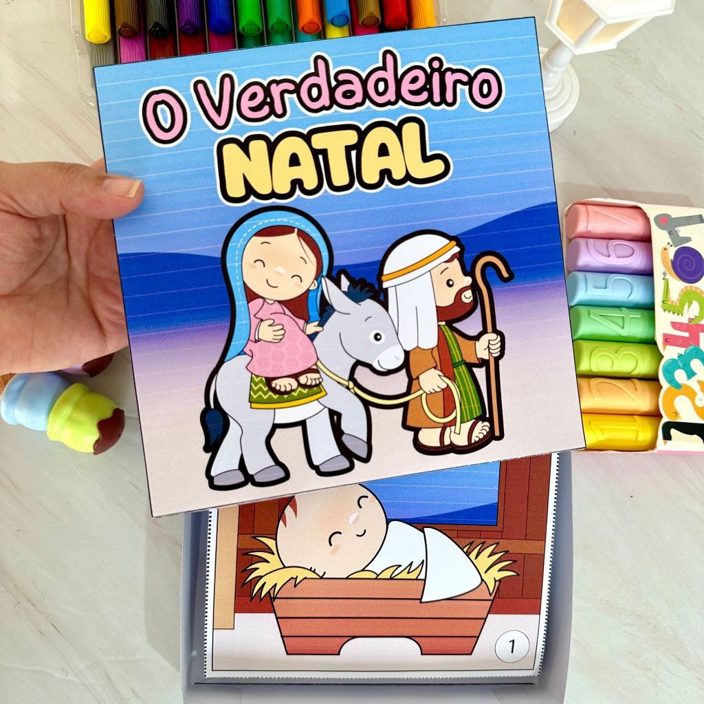 HISTÓRIA NA CAIXA " O VERDADEIRO NATAL"